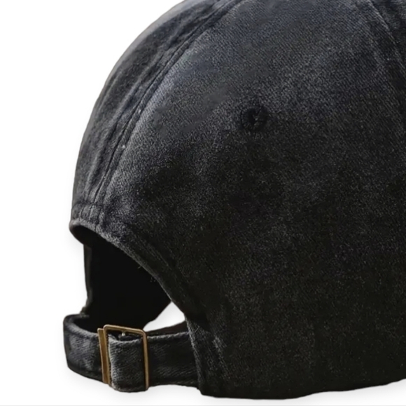 Low Battery Drain 1% Low Energy Baseball Washed Adjustable Humour Funny Hat - Picture 3 of 4